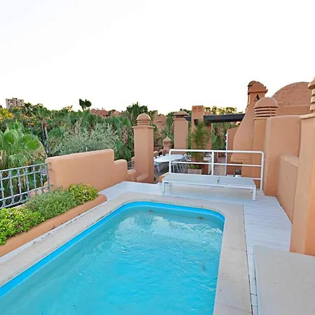 شقة Luxury 4 Bd Penthouse With Private Pool By Hostlovers ماربيا